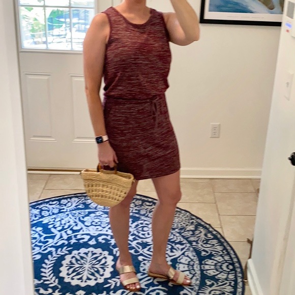 jersey knit tank dress